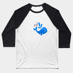 Oh Whale Baseball T-Shirt